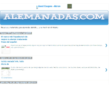 Tablet Screenshot of alemanadas.com